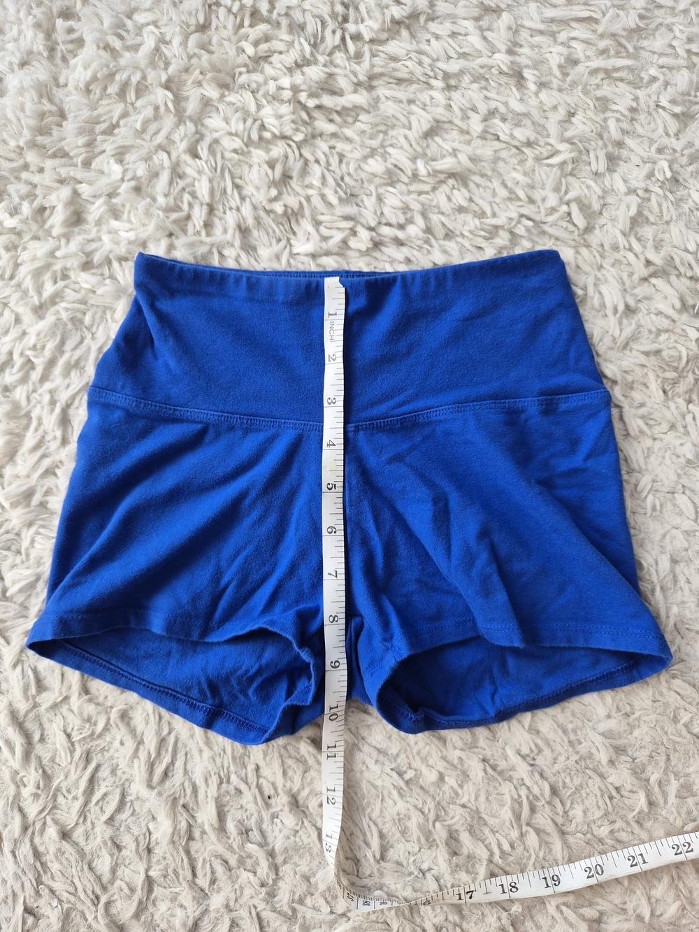 Wild Fable Cobalt Blue High-Waisted Mini Booty Shorts - XXS - Picture 6 of 11